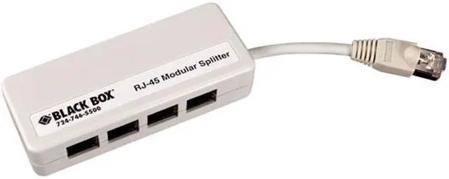 Main image of RJ45 MOD SPLTR UNSHLD 1-RJ45/4-RJ45 APIN