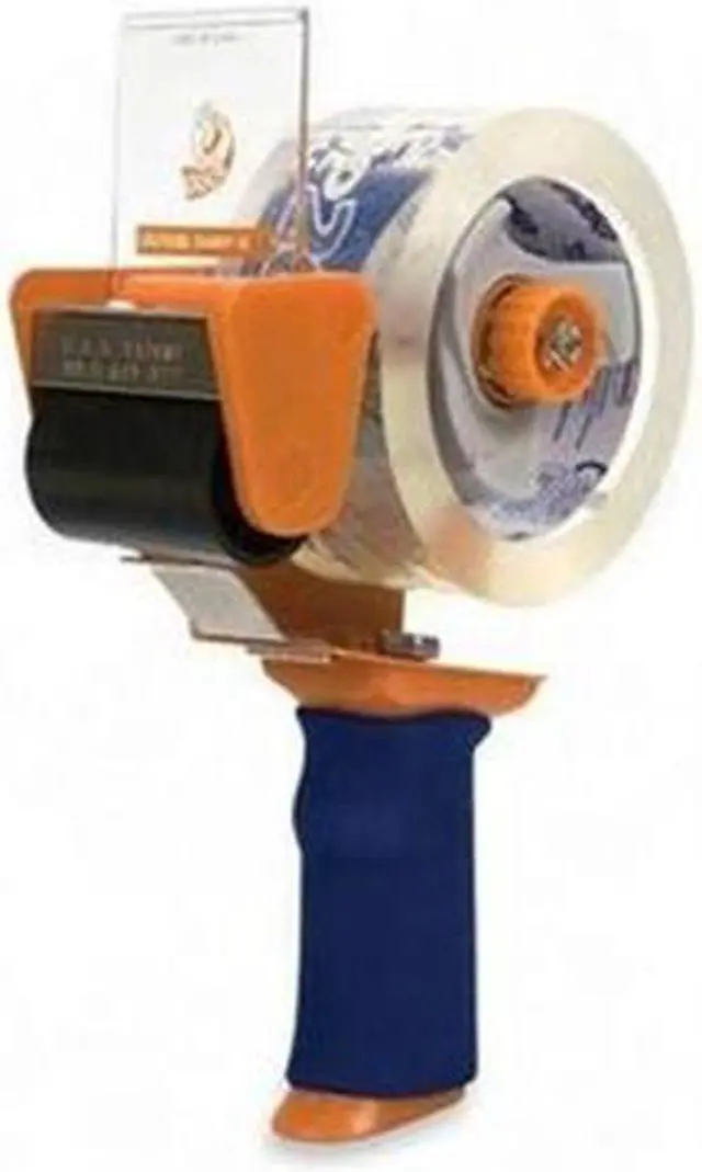 Alt view image 5 of 9 - Duck Bladesafe Antimicrobial Tape Gun w/Tape 3" Core Metal/Plastic Orange