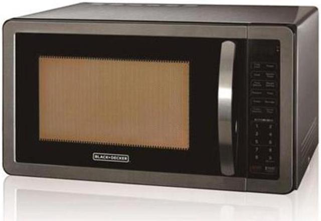 Black & Decker Counter Top Microwave Oven 1.1 cu. ft. 1000 Watts Black  EM031MHUX1 