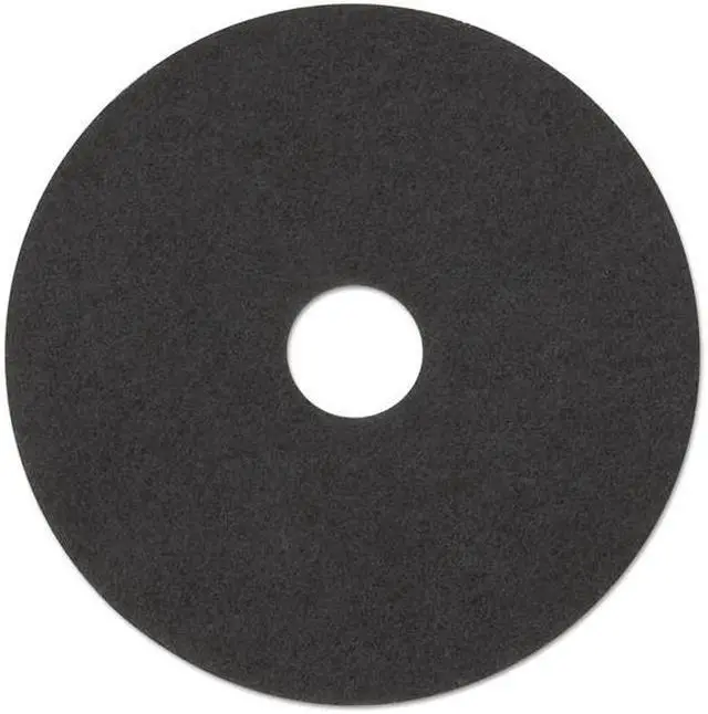 Alt view image 2 of 6 - 3M Corporation MCO 08378 16 Inch 7200 Low-Speed Floor Strip Pad- Black - Case of 5