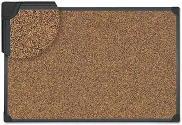 Alt view image 6 of 18 - Tech Cork Board, 48 x 36, Cork, Black Frame 43023