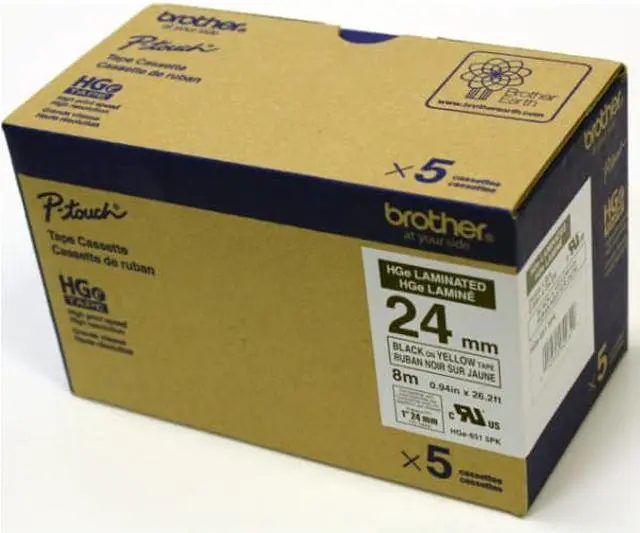 Alt view image 2 of 7 - HIGH GRADE TAPES,5PK, BLACK ON YELLOW