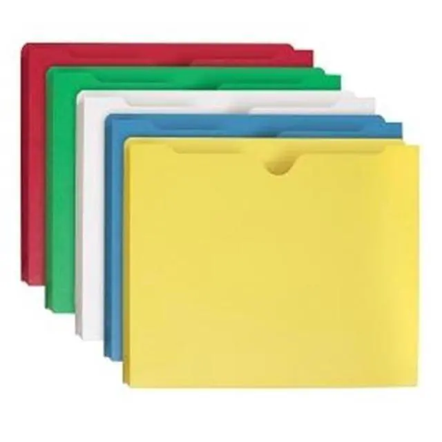 Alt view image 5 of 7 - Smead File Jackets 2" Exp Letter Straight Cut 10/PK AST 75688