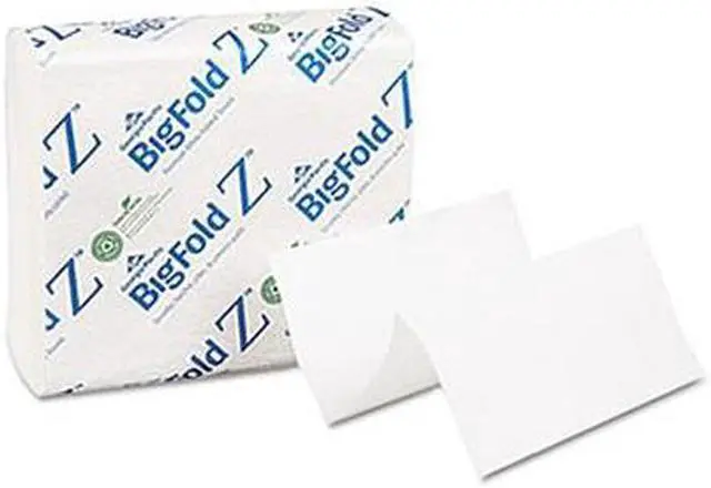 Alt view image 2 of 2 - Georgia Pacific 20885 BigFold Z C-Fold Replacement Paper Towels- 8 x 11- White- 260/Pack- 10/Carton