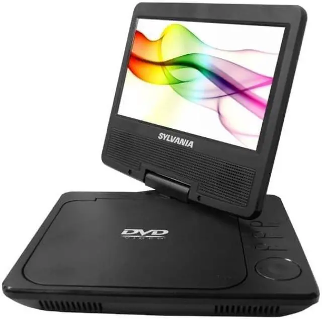 Alt view image 5 of 14 - Sylvania SDVD7027 BLACK 7" Swivel-Screen Portable DVD Player ,Black