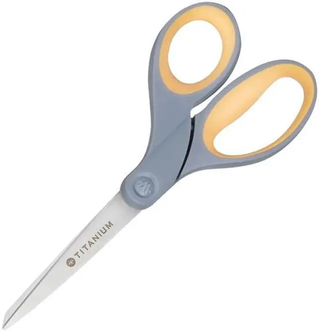 Alt view image 2 of 8 - Westcott Titanium Bonded Scissors With Soft Grip Handles 7" Straight 13526