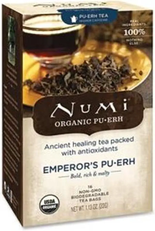 Alt view image 4 of 12 - Organic Teas and Teasans .125oz Emperor's Puerh 16/Box