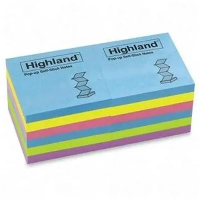 Main image of 3M 6549PUB NOTE,3X3, POP UP,AST