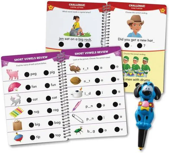 Alt view image 6 of 13 - Educational Insights Hot Dots Jr. Let's Master Kindergarten Reading Set with