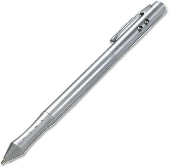 Alt view image 3 of 15 - Quartet MP-2800Q 4-Function Executive Laser Pointer, Class 2, PDA Stylus, Pen, LED Light, Silver