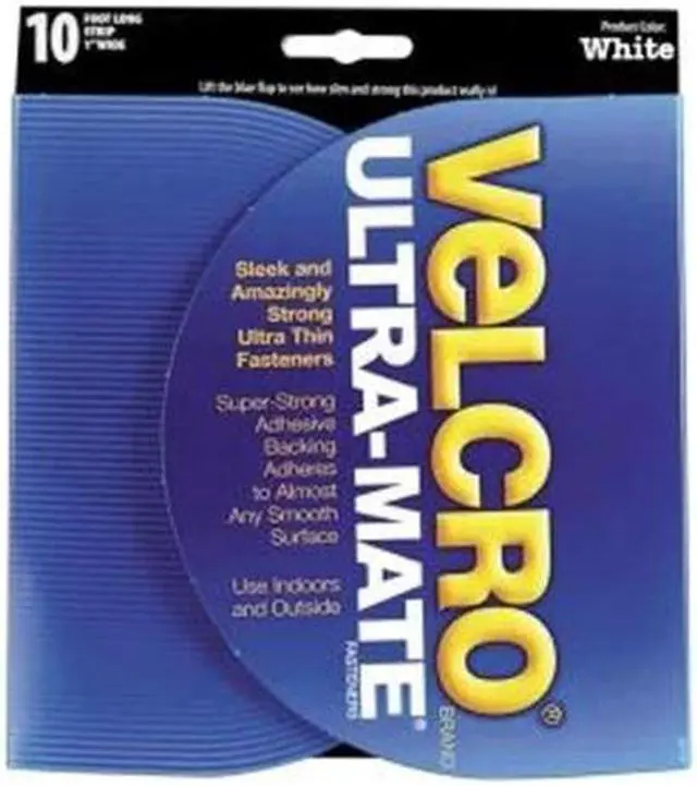 Alt view image 6 of 11 - VELCRO(R)brand ULTRA-MATE(R) Glue-On Strip 1"X10'-Black