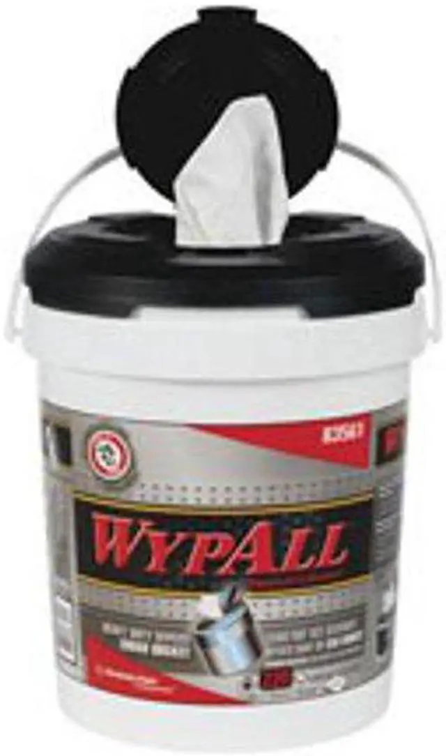 Main image of Wypall Wipers in a Bucket, White, 220 Per Bucket, 2 Bucket/Ca