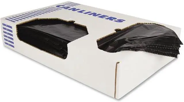 Alt view image 2 of 3 - HERITAGE Low-Density Can Liners 20-30 gal 0.65 mil 30 x 36 Black 250/Carton