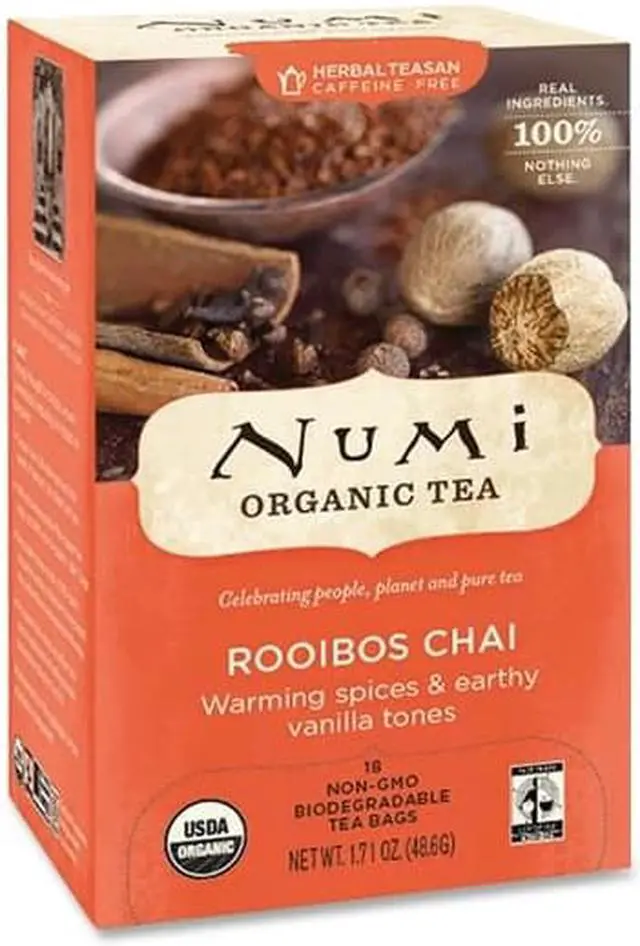 Alt view image 4 of 16 - Numi Tea Organic Ruby Chai Herbal Tea ( 6x18 BAG)