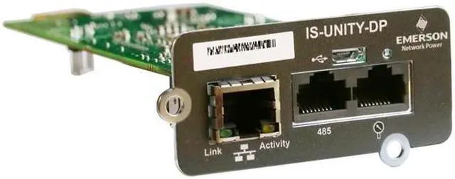 Main image of Vertiv Liebert IntelliSlot Unity-DP-Network Card - Remote Monitoring|Dual Protocol