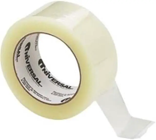 Alt view image 4 of 11 - Universal Quiet Tape Box Sealing Tape 48mm x 100m 3" Core Clear 6/Pack 73000