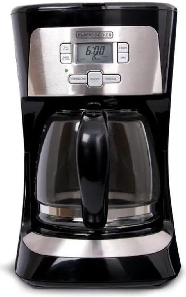 Alt view image 4 of 7 - Black & Decker CM2020B Black 12C Prog Coffee SS Blk