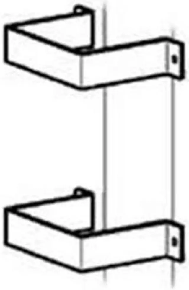 Alt view image 5 of 14 - ERGOTRON 60-158-100 3" x 3" Post Peripheral Bracket