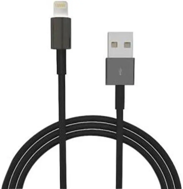 Main image of 4XEM 4XLIGHTNINGBK6 Black 8 Pin Lightning To USB Cable For iPhone/iPod/iPad