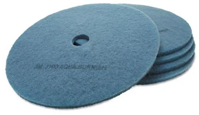 Alt view image 5 of 9 - 3M Corporation MCO 20264 3100 Hi-Spd Flr Burnish Pad 27In Aqua 5