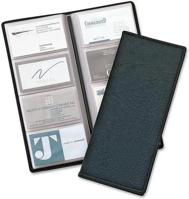 Alt view image 4 of 8 - Cardinal Westport Sewn Vinyl 96 Card Files