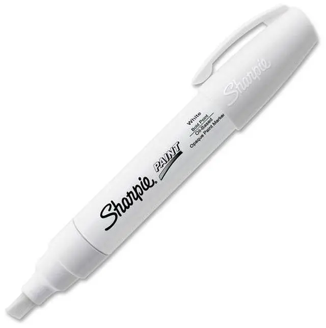 Alt view image 3 of 7 - Sharpie Paint Marker Wide Point White 35568