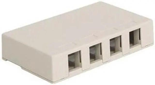 Alt view image 4 of 5 - ICC IC107SB4WH Surface Mounting Box - IC107SB4WH