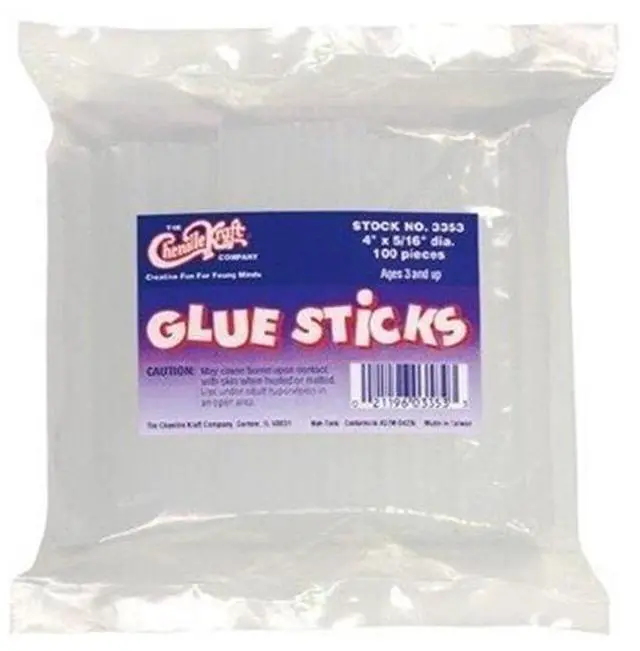 Alt view image 4 of 8 - Chenille Kraft Glue Sticks 4 Oz. 4"x5/16" 100/PK 3358