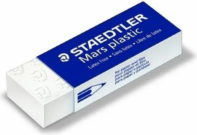 Alt view image 6 of 17 - Staedtler Eraser,Eraser White,Wh 52650