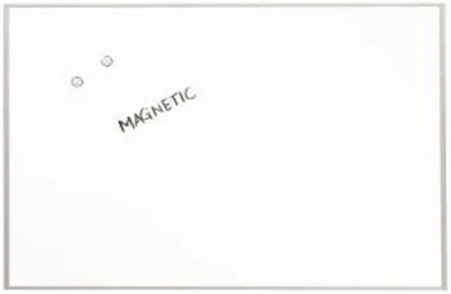 Alt view image 5 of 20 - Quartet Matrix Magnetic Boards Painted Steel 48 x 31 White Aluminum Frame M4831