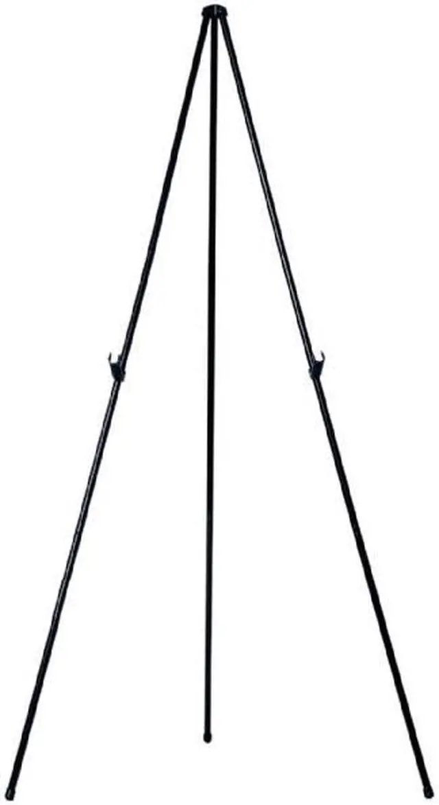 Alt view image 2 of 12 - MasterVision Instant Easel 61 1/2" Black Steel Heavy-Duty FLX10201MV