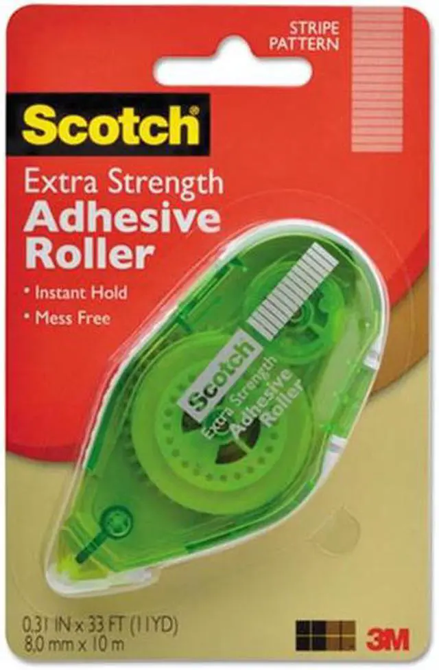 Alt view image 3 of 13 - Scotch Extra Strength Adhesive Roller 3/8" x 396" 6055ES