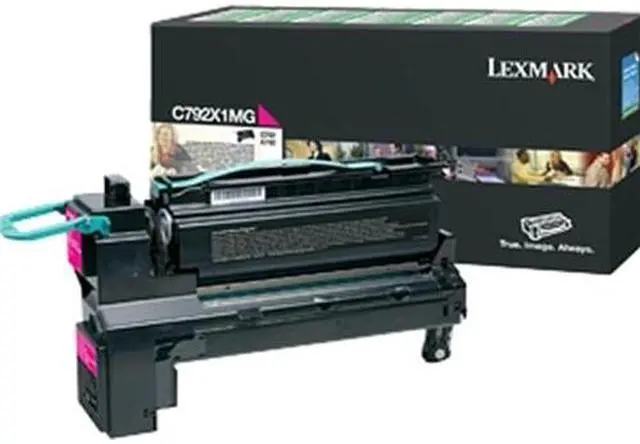 Alt view image 4 of 14 - Lexmark C792A4MG Return Program Toner Cartridge - Magenta
