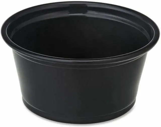 Alt view image 2 of 5 - Portion Cups 2oz. 50BG/CT Black