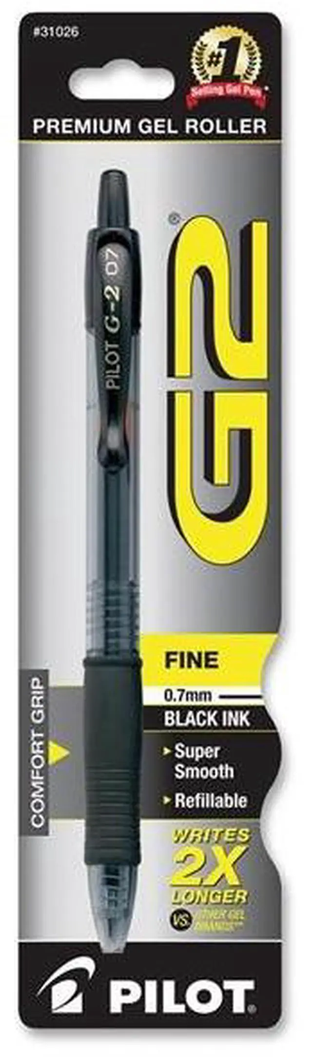 Alt view image 2 of 2 - Pilot G2 Gel Pen Retractable Fine Point Black 31026