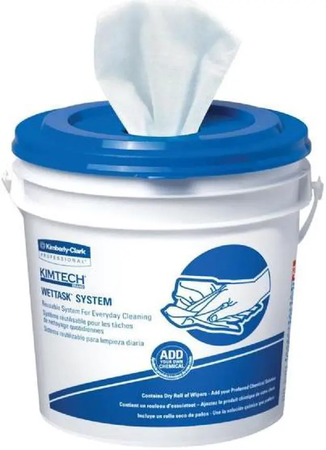 Alt view image 4 of 11 - KIMTECH PREP Wipes for WETTASK System, 12 x 12 1/2, 90/Roll, 6/Carton