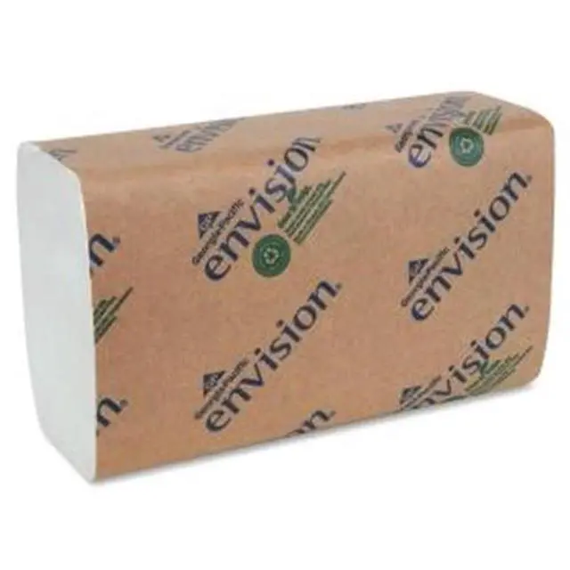 Alt view image 3 of 18 - GEORGIA-PACIFIC 20904 Envision White Paper Towels, Single Fold,  16 Pack, 250
