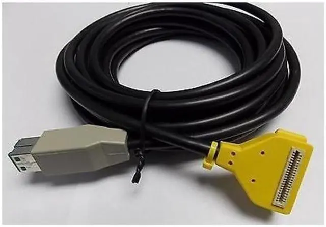 Main image of VeriFone 23998-05-R USB to ECR 12V Pwr-Usb 5M Rohs for MX870 - Yellow