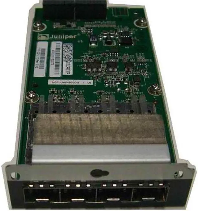 Alt view image 2 of 7 - Juniper 4-port GbE SFP Module