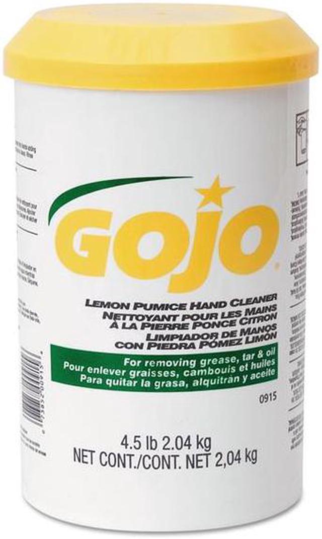 Gojo® Lemon Pumice Hand Cleaner - Lemon ScentFor - 4.50 lb - Dirt Remover,  Grease Remover, Tar Remover, Oil Remover, Asphalt Remover, Soil Remover -  Hand, Industrial - Solvent-free, Heavy Duty - 6 / Pack - Thomas Business  Center Inc