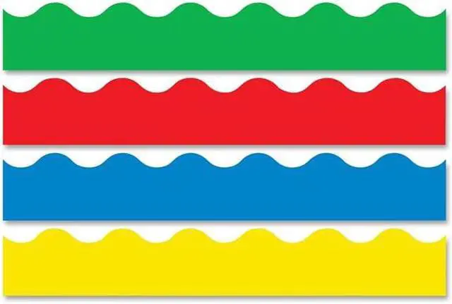 Alt view image 2 of 15 - Trend Terrific Trimmers Border Variety Pack 2 1/4 x 39 Assorted Colors 48/Set