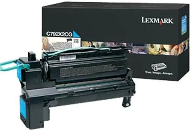 Main image of Lexmark C792A4CG Return Program Toner Cartridge - Cyan