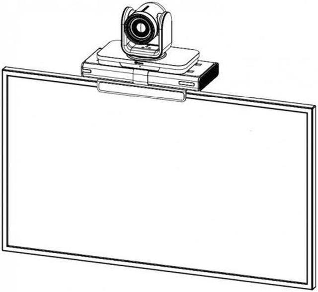 Polycom universal 2024 camera mount assembly