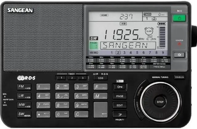 Alt view image 4 of 10 - Sangean ATS-909X BK Shortwave Portable Receiver