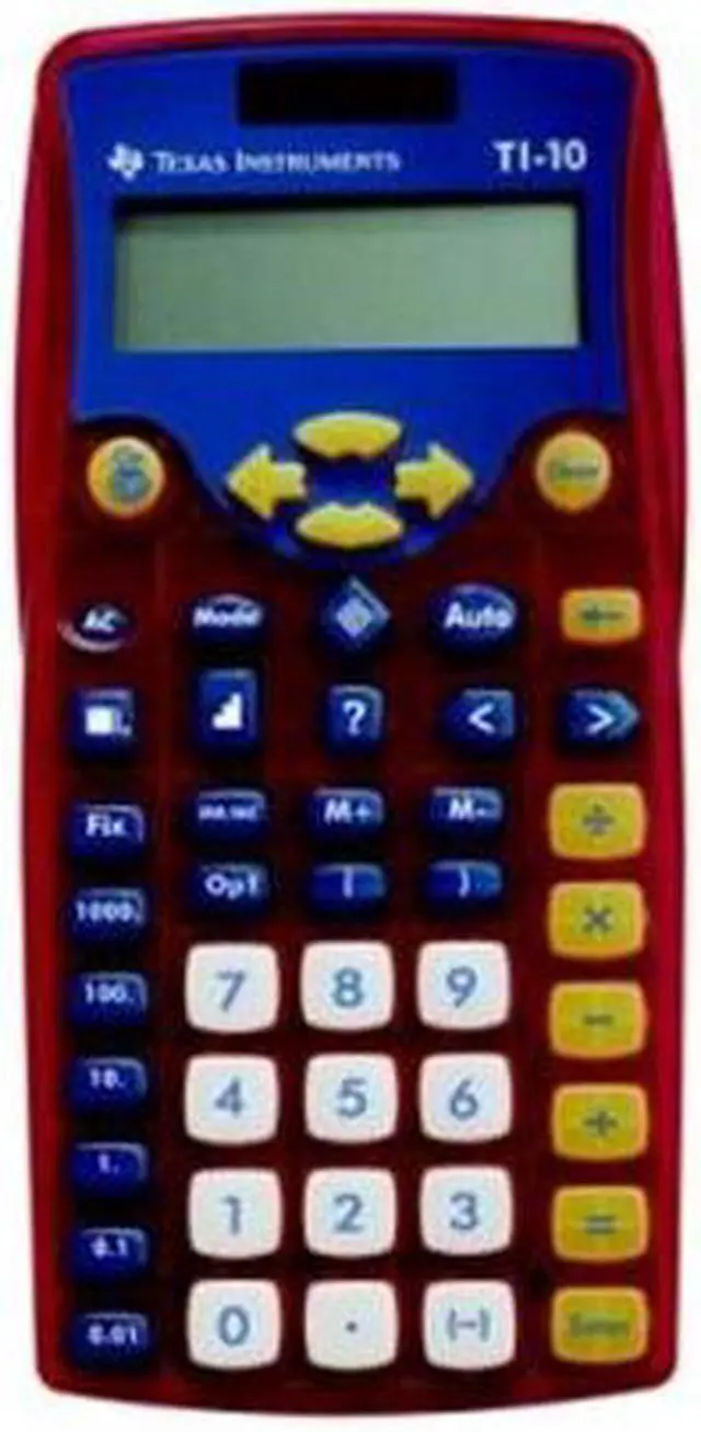Main image of TEXAS INSTRUMENTS 10/BK/C 10 Basic Calculator