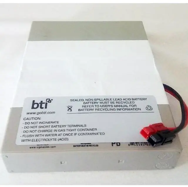 Alt view image 3 of 11 - BTI RBC62-1U-BTI Replacement Maintenance-Free, Sealed Lead Acid Ups Battery Kit For Tripp Lite Sm