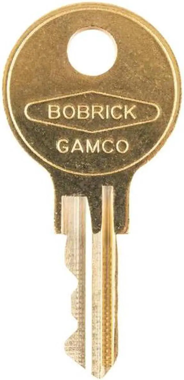 Alt view image 2 of 7 - Bobrick Cat 74 Key for Towel Dispensers Metal Key 33043