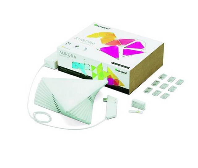Nanoleaf Light Panels Expansion Pack – NL22/NL28 – 3 Panels – Works With Alexa, Google, Apple HomeKit, IFTTT – Wi-Fi