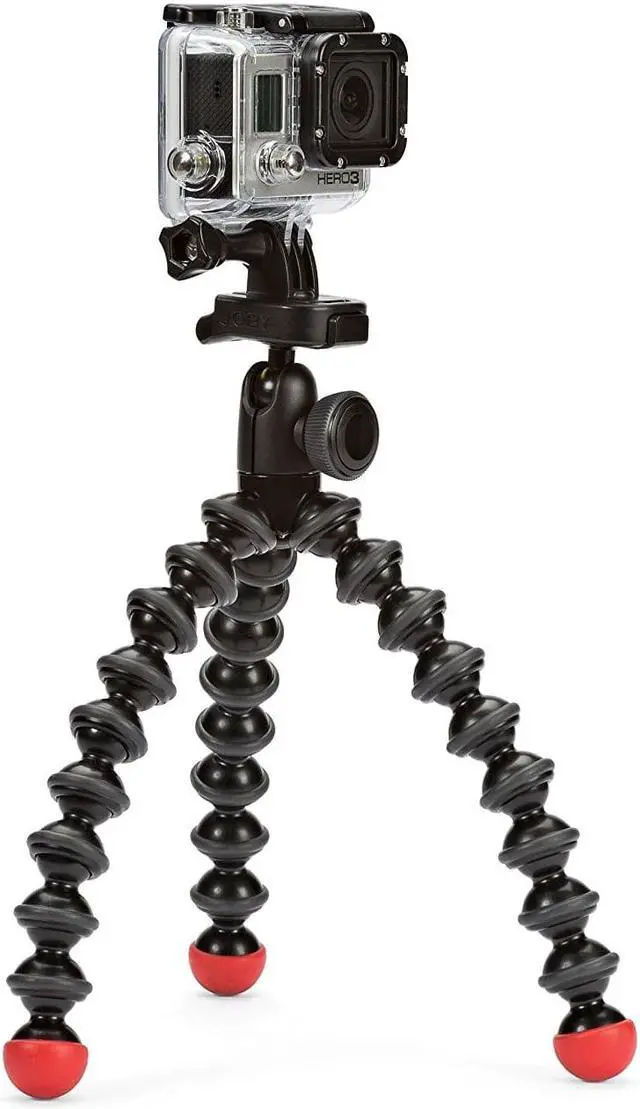 Alt view image 8 of 20 - Joby GorillaPod Action Tripod with Mount for GoPro, Contour, Sony Action Cam
