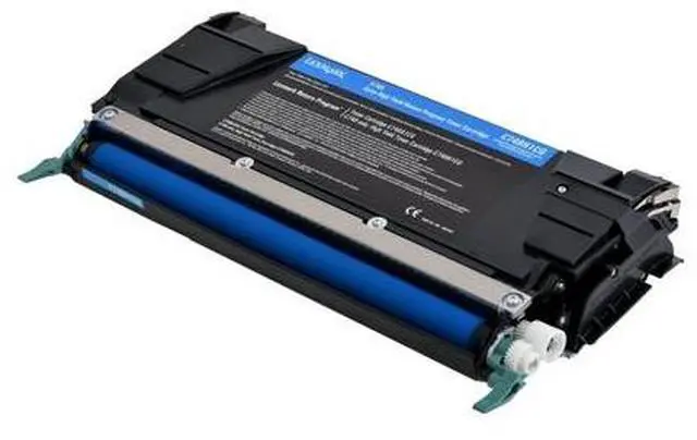 Alt view image 5 of 19 - Cyan High Yield Toner Cartridge for Lexmark C748H1CG C748DE, C748DTE, C748E, Genuine Lexmark Brand